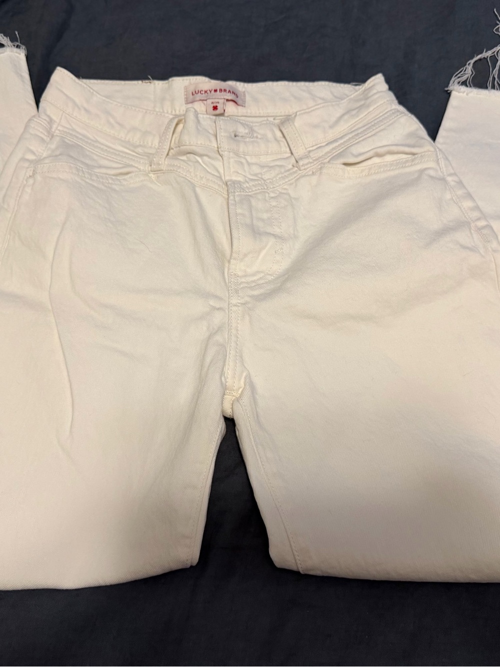 Lucky Brand Off-White High-Rise Jeans - Picture 1 of 5